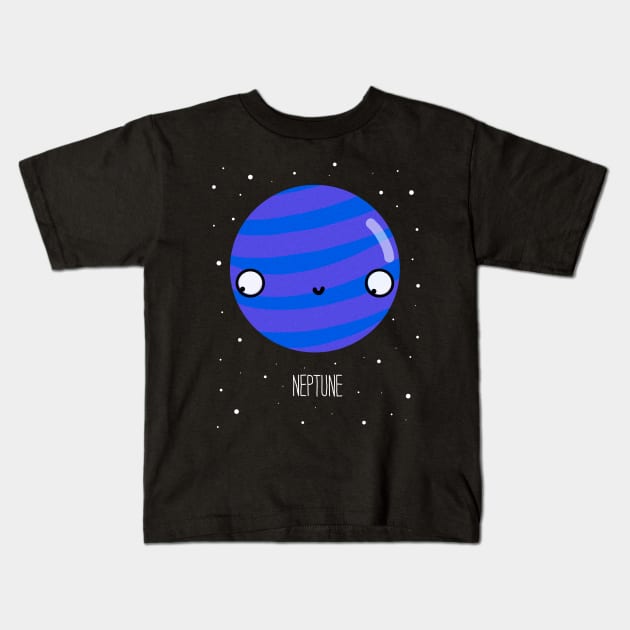 Neptune Kids T-Shirt by DIKittyPants